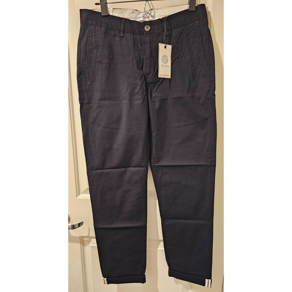 NEW w/ Tag Ben Sherman Mens Jet Black Classic EC1 Slim Chino 31x32 MSRP: $95 - Picture 1 of 5